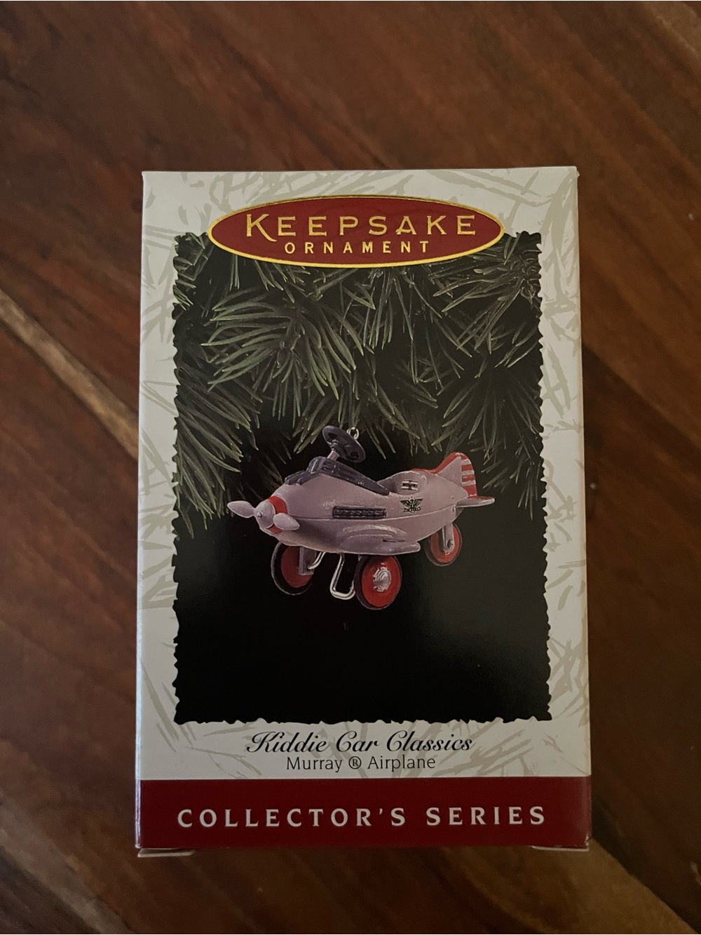 Hallmark Keepsake Ornament KIDDIE CAR CLASSICS MURRAY AIRPLANE 1996 NEW! NIB